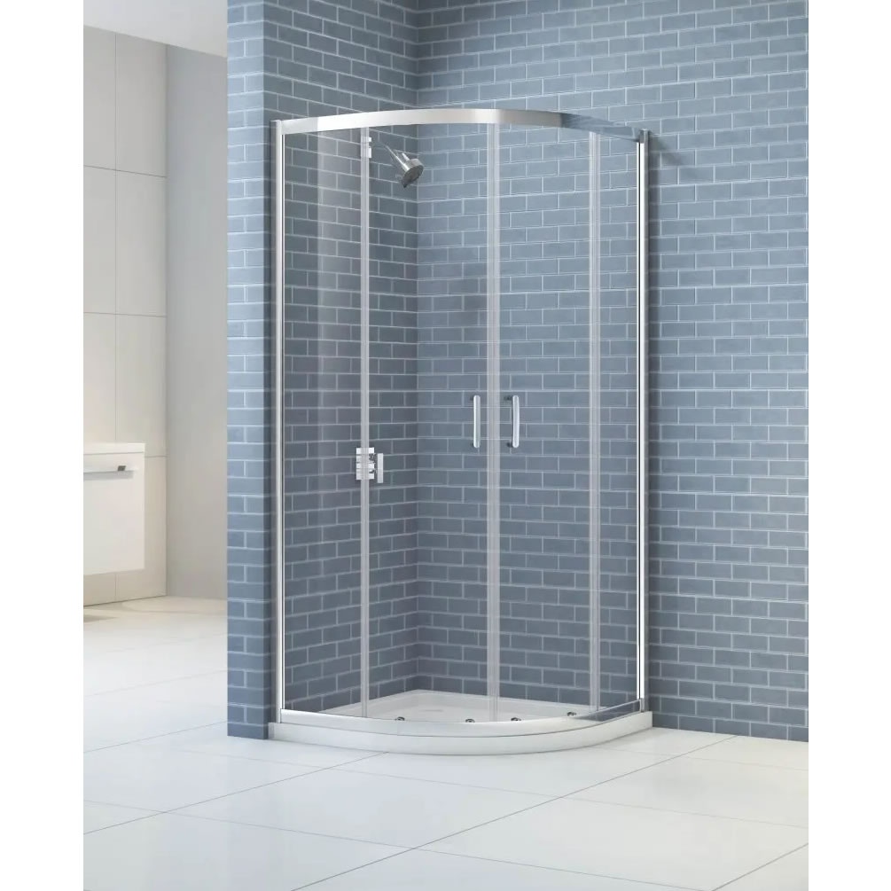 Lifestyle image of Merlyn IQ 900mm Double-Door Shower Quadrant
